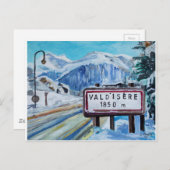 Val d'Isère Postkarte (Vorne/Hinten)