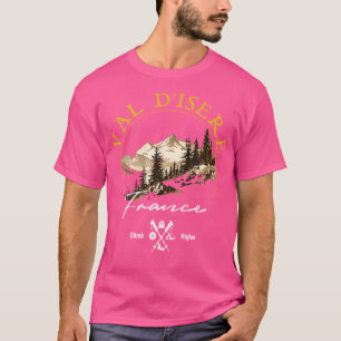 Val D'Isere Retro Vintage Bekleidung - Val D'Isere T-Shirt