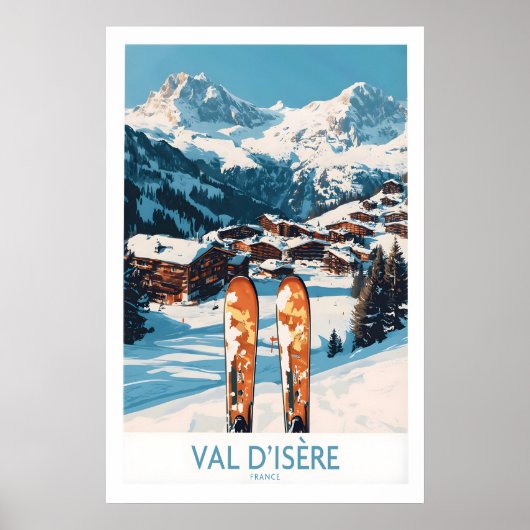 Val-dIsère Ski Poster 1 (Vorne)