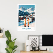 Val-dIsère Ski Poster 1 (Heimbüro)