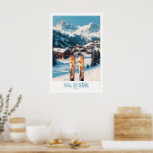 Val-dIsère Ski Poster 1 (Küche)