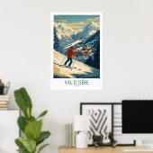 Val-dIsère-Wandkunst-Skiposter 1 Poster (Heimbüro)