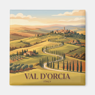 Val d'Orcia Pienza Italien Magnet