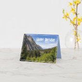 Val Ferret, Wallis, Schweiz Geburtstag Karte (Gelbe Blume)