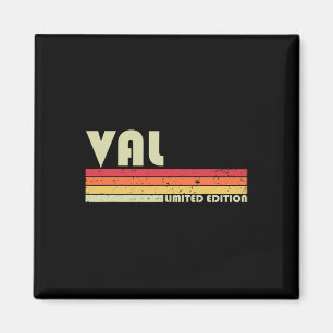 Val Geschenk Name Personalisiert Lustig Retro Vint Magnet