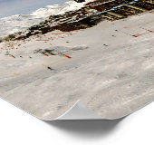Val Thorens Drei Täler Frankreich Poster (Ecke)
