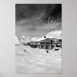Val Thorens Drei Täler Frankreich Poster