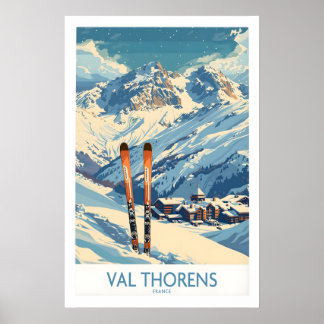 Val Thorens Druck 1 Poster