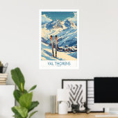 Val Thorens Druck 1 Poster (Heimbüro)
