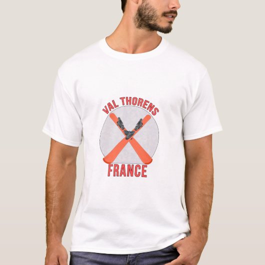 Val Thorens, France T-Shirt (Vorderseite)