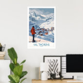 Val Thorens Frankreich Druck 1 Poster (Heimbüro)