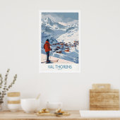 Val Thorens Frankreich Druck 1 Poster (Küche)