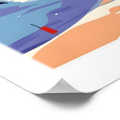 Val Thorens Frankreich Ski Plakat 1 (Ecke)