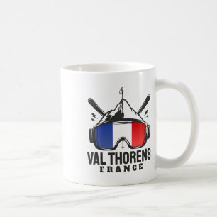 Val Thorens Frankreich Skigebiet Retro Skifahren  Kaffeetasse