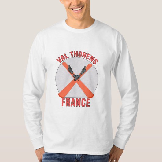 Val Thorens, Frankreich T-Shirt (Vorderseite)