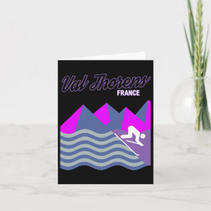 Val Thorens Französische Alpen Frankreich Skigebie Karte