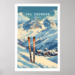 Val Thorens Reiseplakat 1 Poster
