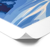 Val Thorens Ski Kunst Druck 1 Poster (Ecke)