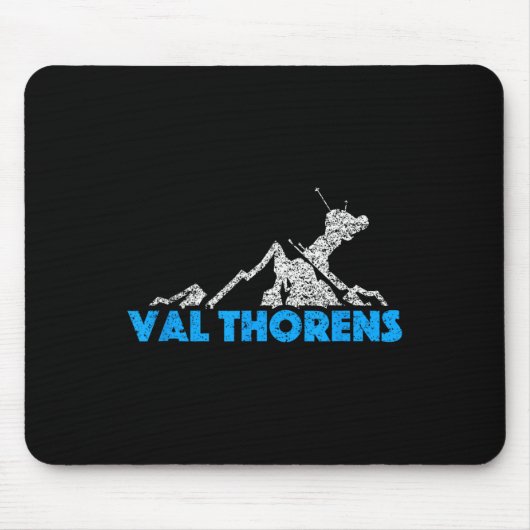 Val Thorens Ski Snowboarden Frankreich Resort Dist Mousepad (Vorne)