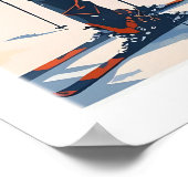 Val Thorens Wandkunst Druck 1 Poster (Ecke)