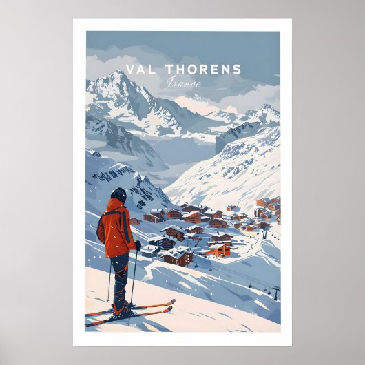 Val Thorens Wandkunst Druck 1 Poster (Vorne)
