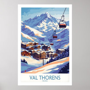 Val Thorens Wintersportdruck 1 Poster
