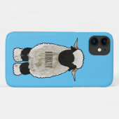 Valais Blacknose sheep cartoon illustration Case-Mate iPhone Hülle (Rückseite (Horizontal))