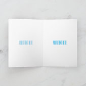 Valais Blacknose sheep cartoon illustration Karte (Innenseite)