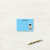 Valais Blacknose sheep cartoon illustration Post-it Klebezettel (Auf Schreibtisch)