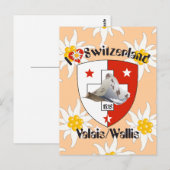 Valais Suisse / Wallis Schweiz Postkarte (Vorne/Hinten)
