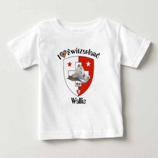 Valais / Wallis Schweiz-Suisse T-Shirt (Vorderseite)