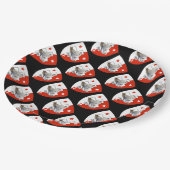 Valais - Wallis - Suisse - Schweiz Papierteller (Schrägansicht)