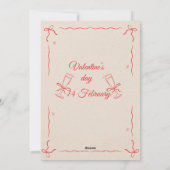 Valantaine, Geburtstag, Party Feiertagskarte (Rückseite)