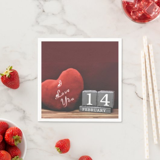 Valantine Day Napkins Serviette (Beispiel)