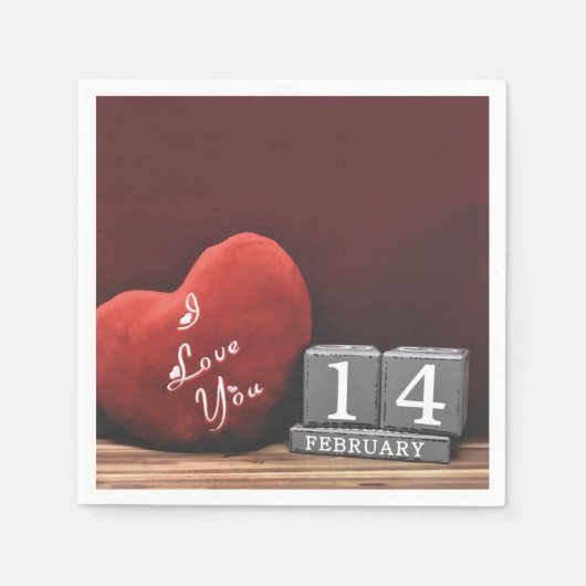 Valantine Day Napkins Serviette (Vorderseite)