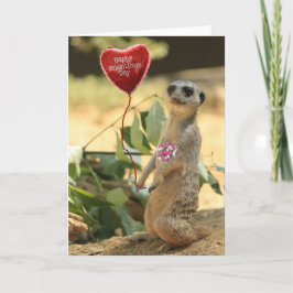 Valantine Meerkat 2 Feiertagskarte