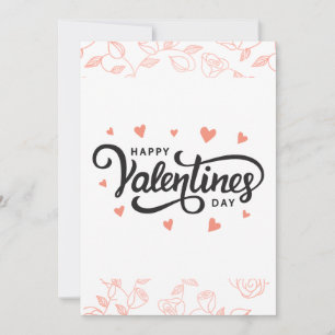 Valantine-Tageskarte Feiertagskarte
