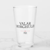 Valar Morghulis Glas (Vorderseite)