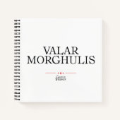 Valar Morghulis Notizblock (Vorderseite)