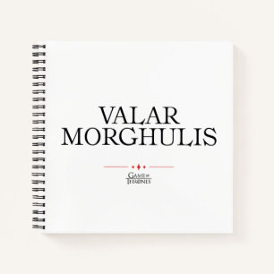 Valar Morghulis Notizblock