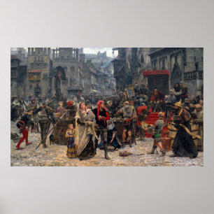 Valdemar Atterdag, das Visby hält, um loszukaufen, Poster