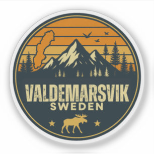 Valdemarsvik, Schweden, Schweden Aufkleber
