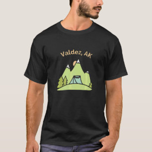 Valdez Ak Wandern Camping und Bergsee T-Shirt