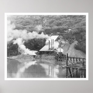 Valdez, Alaska-Goldbergbau 1916 Poster