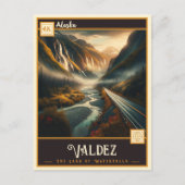 Valdez, Alaska | Vintage Postkarte (Vorderseite)