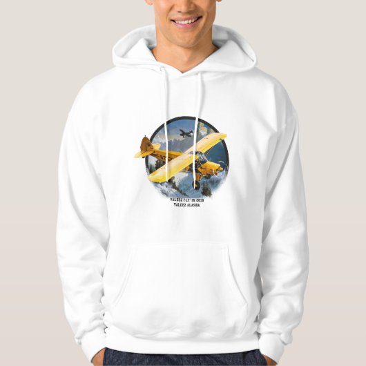 Valdez Fly-In 2019 Alaska T - Shirt Flugzeug Adven (Vorderseite)