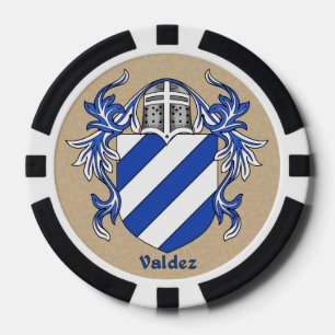 Valdez Heraldic Arms Pokerchips