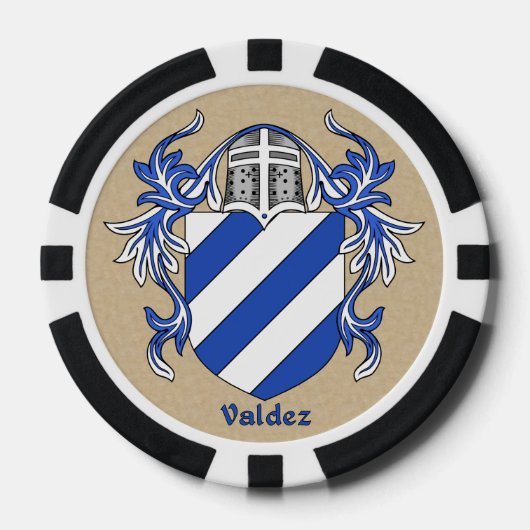 Valdez Heraldic Arms Pokerchips (Vorderseite)