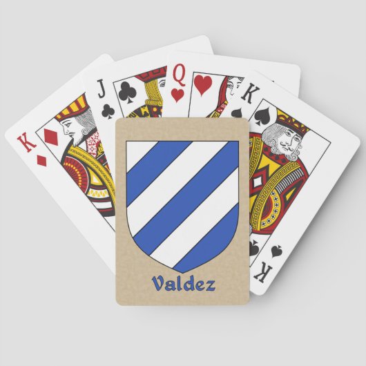 Valdez Heraldic Shield Spielkarten (Rückseite)