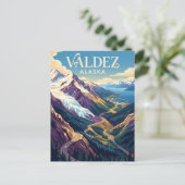Valdez USA Postkarte (Stehend Vorderseite)